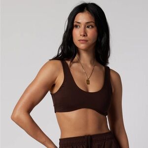 HOUSEID Chocolate sports bra | Sz S